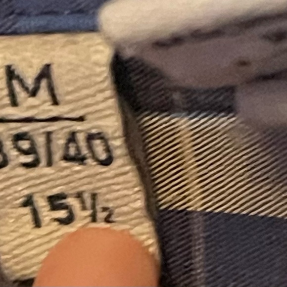 haupt men’s size 15.5 button-down, casual shirt - Picture 3 of 4